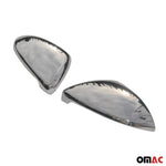 Spiegelkappen Spiegelabdeckung für VW Golf 2012-2019 Edelstahl Chrom 2tlg