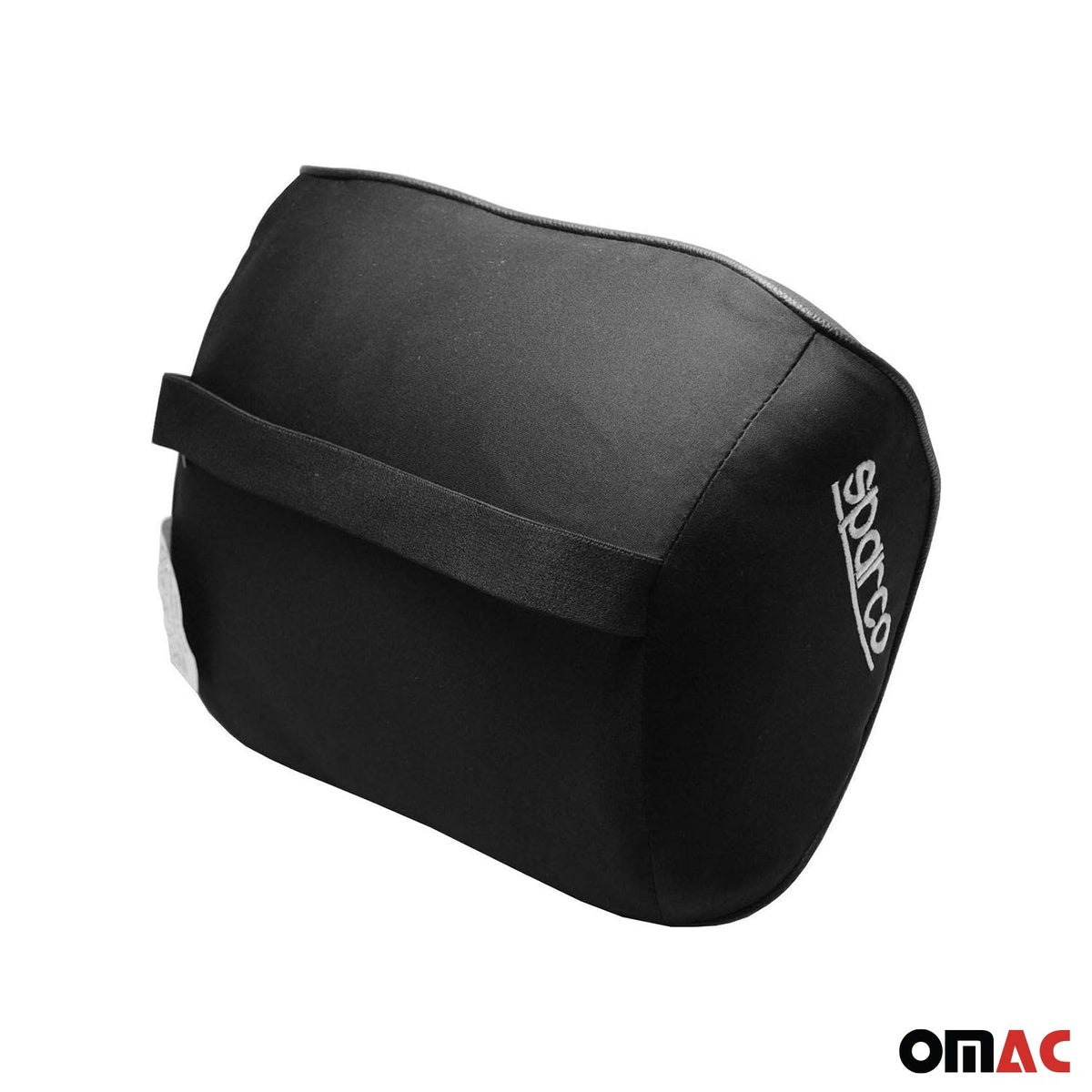 SPARCO Auto Nackenkissen Reisekissen Schwarz Ergonomische Memory-Schaum Kissen