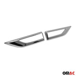 Blinkerrahmen Signalblende Blinker Umrandung für VW Caddy 2015-2020 Chrom ABS 2x