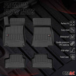 OMAC Gummi Fußmatten für Mercedes B Klasse W247 2019-2026 Premium TPE Schwarz 4x