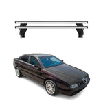 Menabo Dachträger Grundtäger für Alfa Romeo 166 1998-2007 50kg Alu Silber 2 tlg