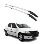 Dachreling Dachgepäckträger für Dacia Logan MCV I 2006-2012 Alu Grau