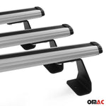 Dachträger Grundtäger für VW Transporter T7 2023-2026 75kg Alu Silber 3 tlg