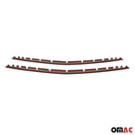Kühlergrill Grillleisten für Mercedes V-Klasse W447 2014-2019 Edelstahl Dunkel