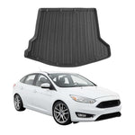 Kofferraumwanne Laderaumwanne für Ford Focus mk3 2011-2018 Limo mit Ersatzrad