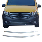 Kühlergrill Grillleisten für Mercedes Vito W447 Kasten Mixto 2014-2019 Chrom 2x
