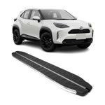 Trittbretter Seitenschweller für Toyota Yaris Cross 2021-2026 Edelstahl Chrom 2x