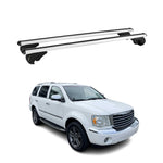 Dachträger Grundtäger für Chrysler Aspen 2007-2009 75kg Aluminium Silber 2 tlg