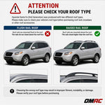 Dachträger Grundtäger für Hyundai Santa Fe 2006-2012 90kg Alu Schwarz 2 tlg ABE