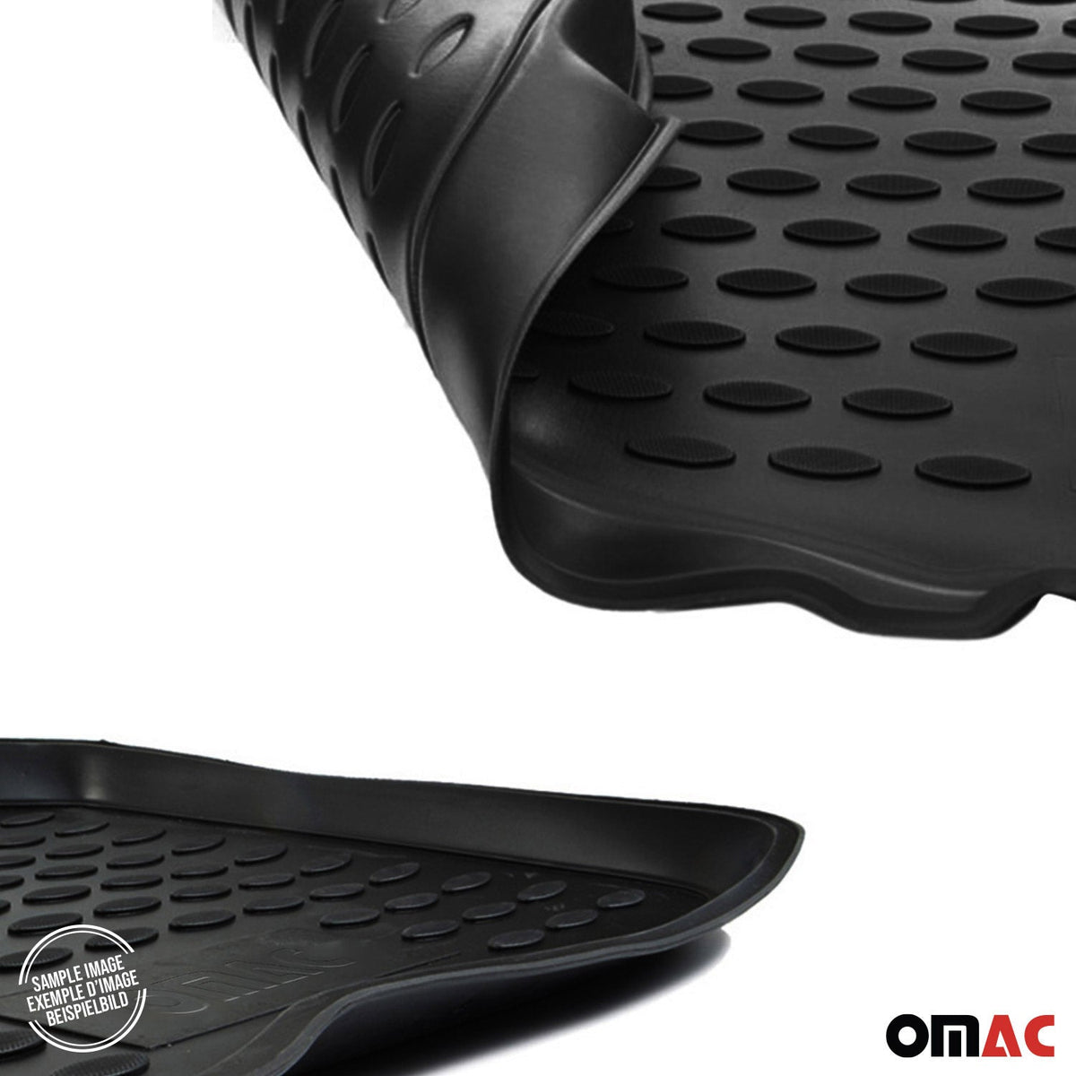 Fußmatten & Kofferraumwanne Set für Kia Venga 2010-2019 Schragheck Gummi 3D TPE