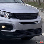 Kühlergrill Leisten Grillleisten für Peugeot Rifter 2018-2026 Edelstahl Chrom