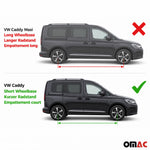 Dachreling + Dachträger SET für VW Caddy 2003-2020 Kurzer Aluminium Silber 4tlg