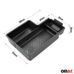 Armauflage Ablagebox Zentrale Storage-Box für VW Golf 2008-2012 ABS Schwarz