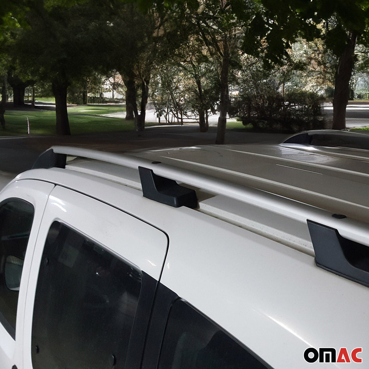 Aluminium Dachreling Querträger für Mitsubishi L200 2019-2026 Silber 2x