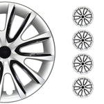 4x Radblenden Radkappen Radzierblenden 16 Zoll Stahlfelgen Grau Schwarz