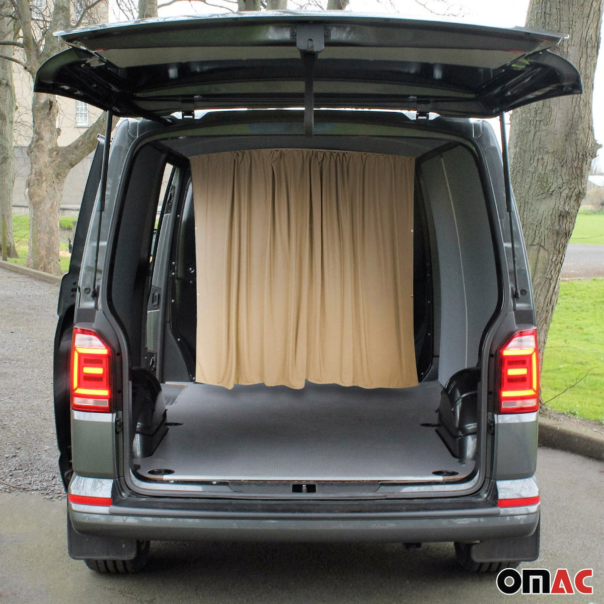 Maß Gardinen für Citroen Jumper H3 Fahrerhaus Abtrennung Sonnenschutz Beige