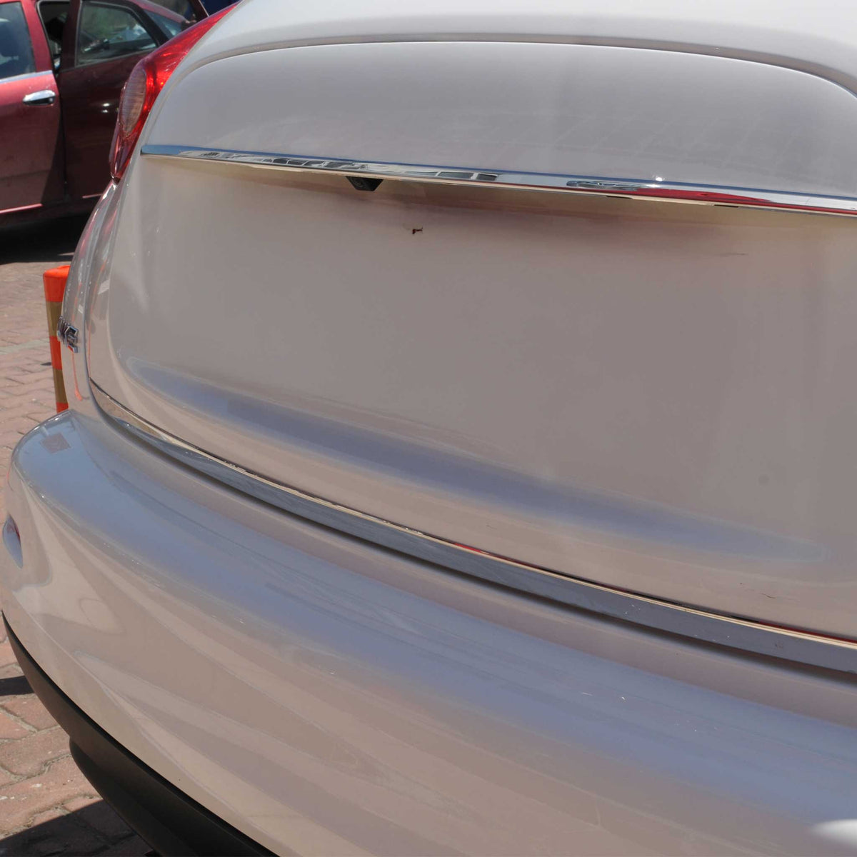 Kofferraumleiste Heckklappe Leiste für Nissan Juke 2010-2019 Edelstahl Chrom