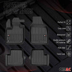 OMAC Gummi Fußmatten für Fiat 500E 2020-2026 Premium TPE 3D Automatten 4tlg