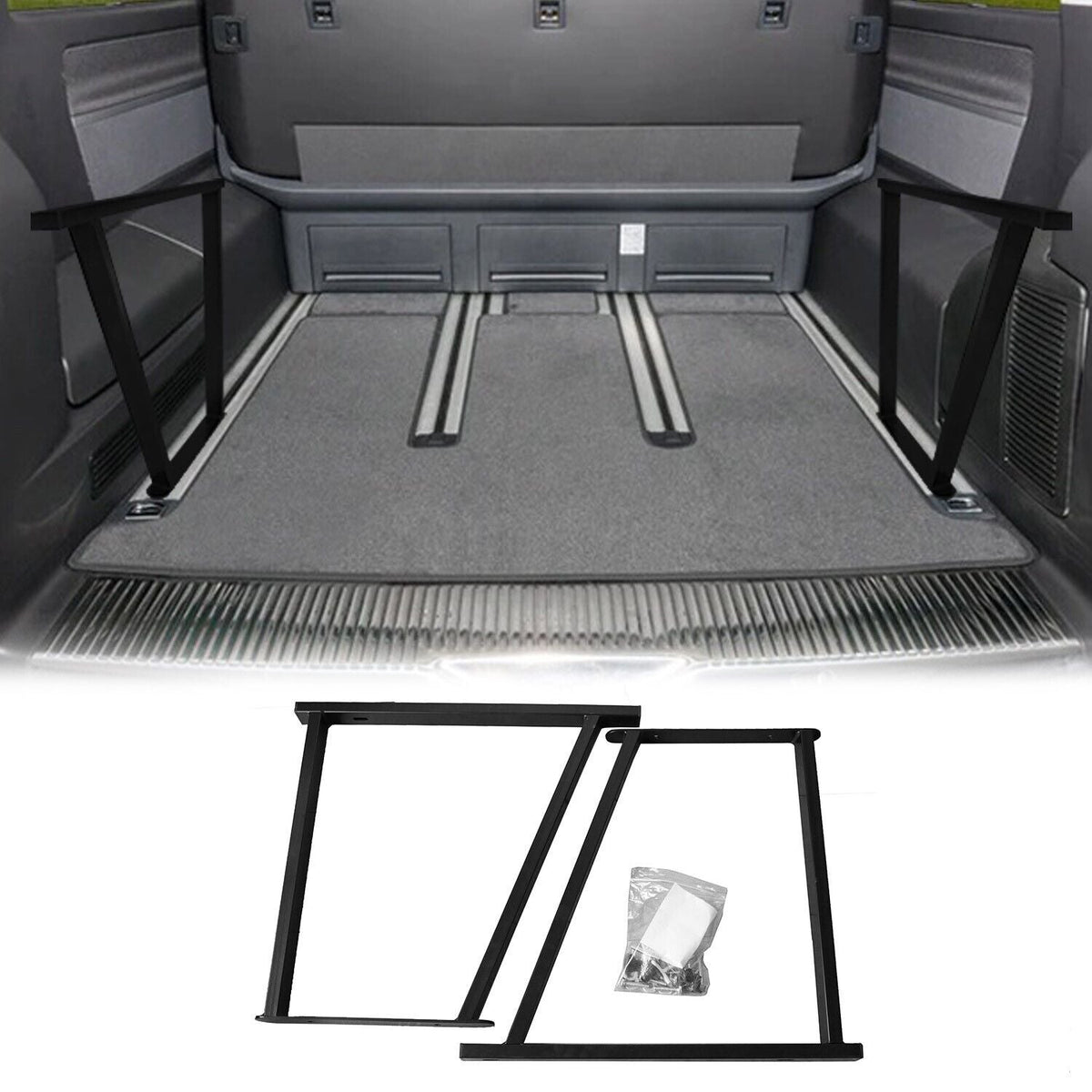 Multiflexboard Schienen 2x für Mercedes Vito W447 2014- mit Unterlage Schrauben