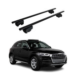 Dachträger Grundtäger für Audi Q5 mk2 2017-2025 75kg Metall Schwarz 2 tlg