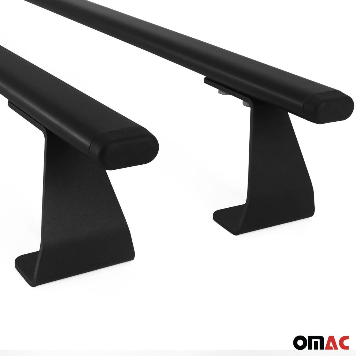Dachträger Grundtäger für Fiat Doblo 2000-2010 75kg Stahl Schwarz 2 tlg