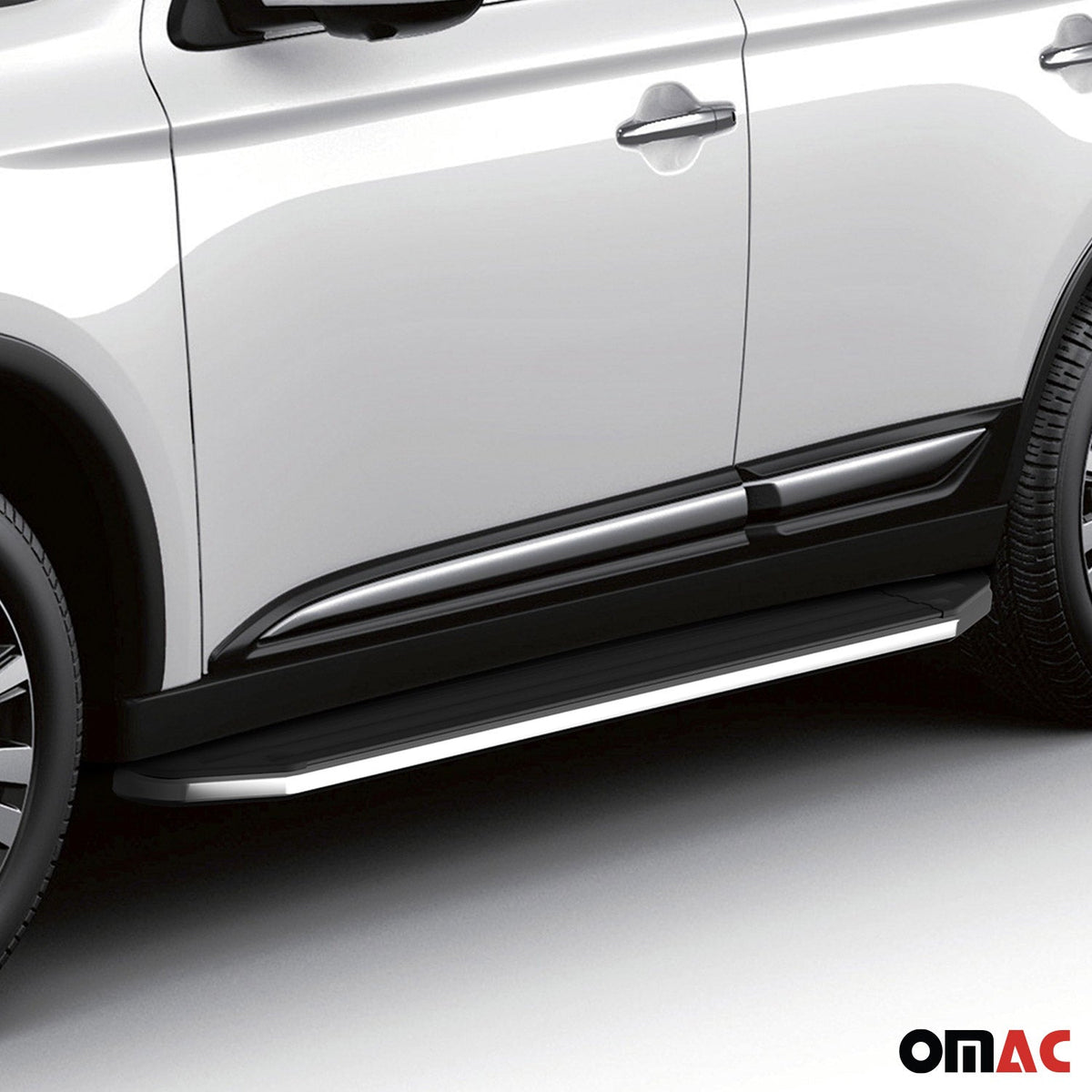 Trittbretter Seitenschweller für Mitsubishi Outlander 2012-2015 ABE Alu
