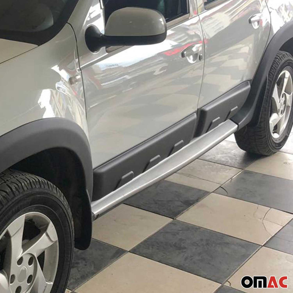 Türschutzleisten Seitenschutz für Dacia Duster I 2010-2017 ABS Schwarz 4tlg