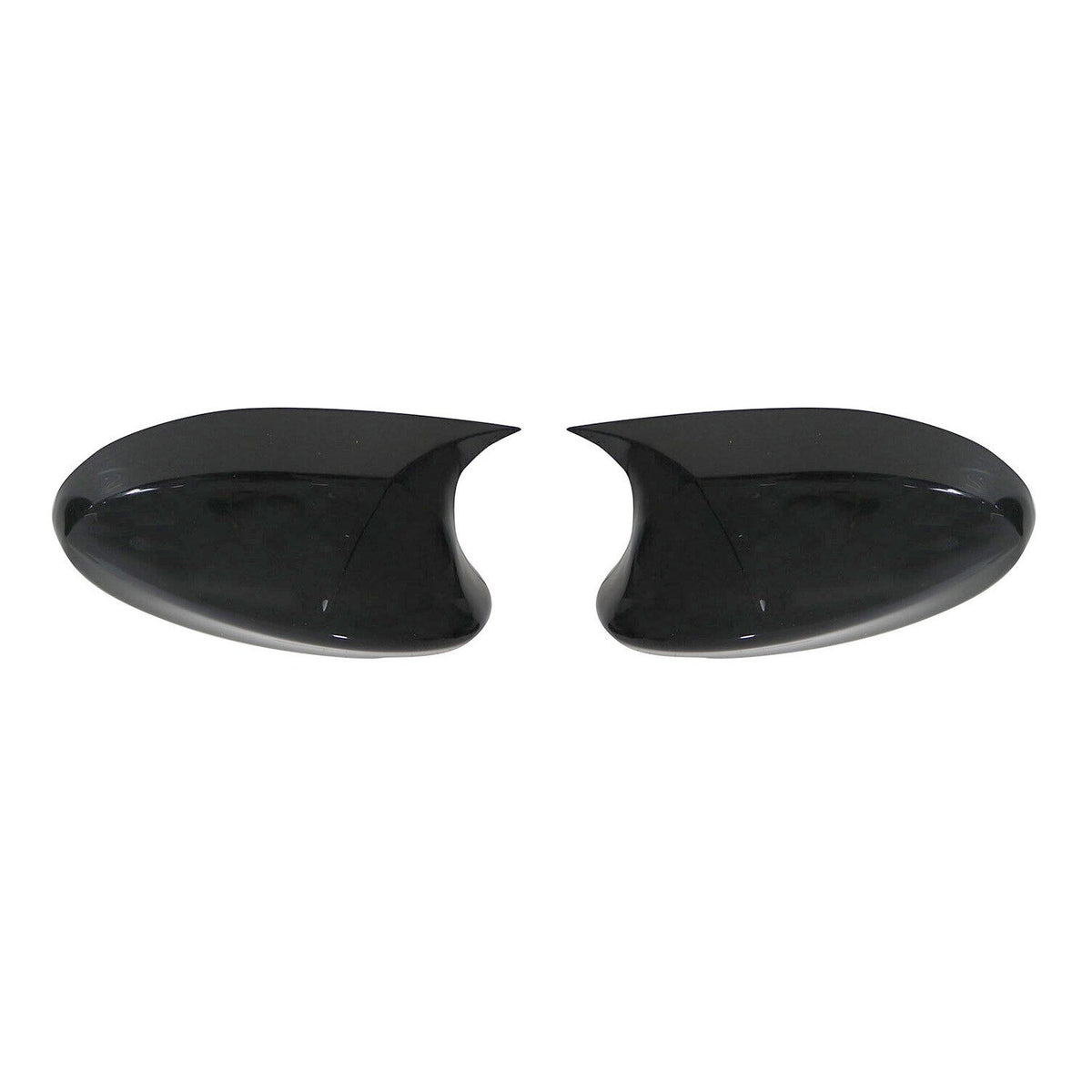 Spiegelkappen Spiegelabdeckung für BMW 3er E90 2005-2008 ABS Schwarz Glanz 2tlg