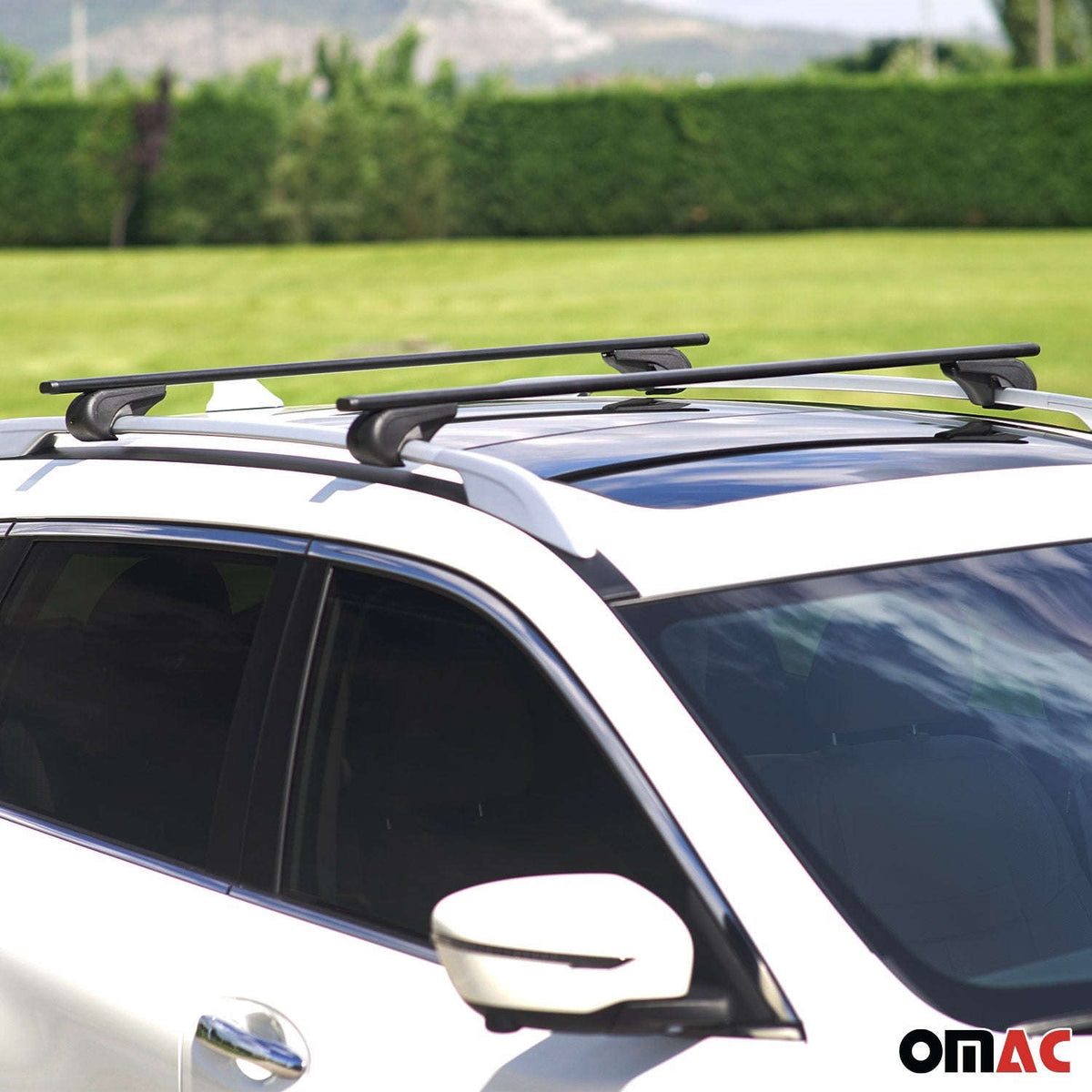Dachträger Grundträger für Ssangyong Korando 2010-2019 75kg Stahl Schwarz 2 tlg Namma Markt