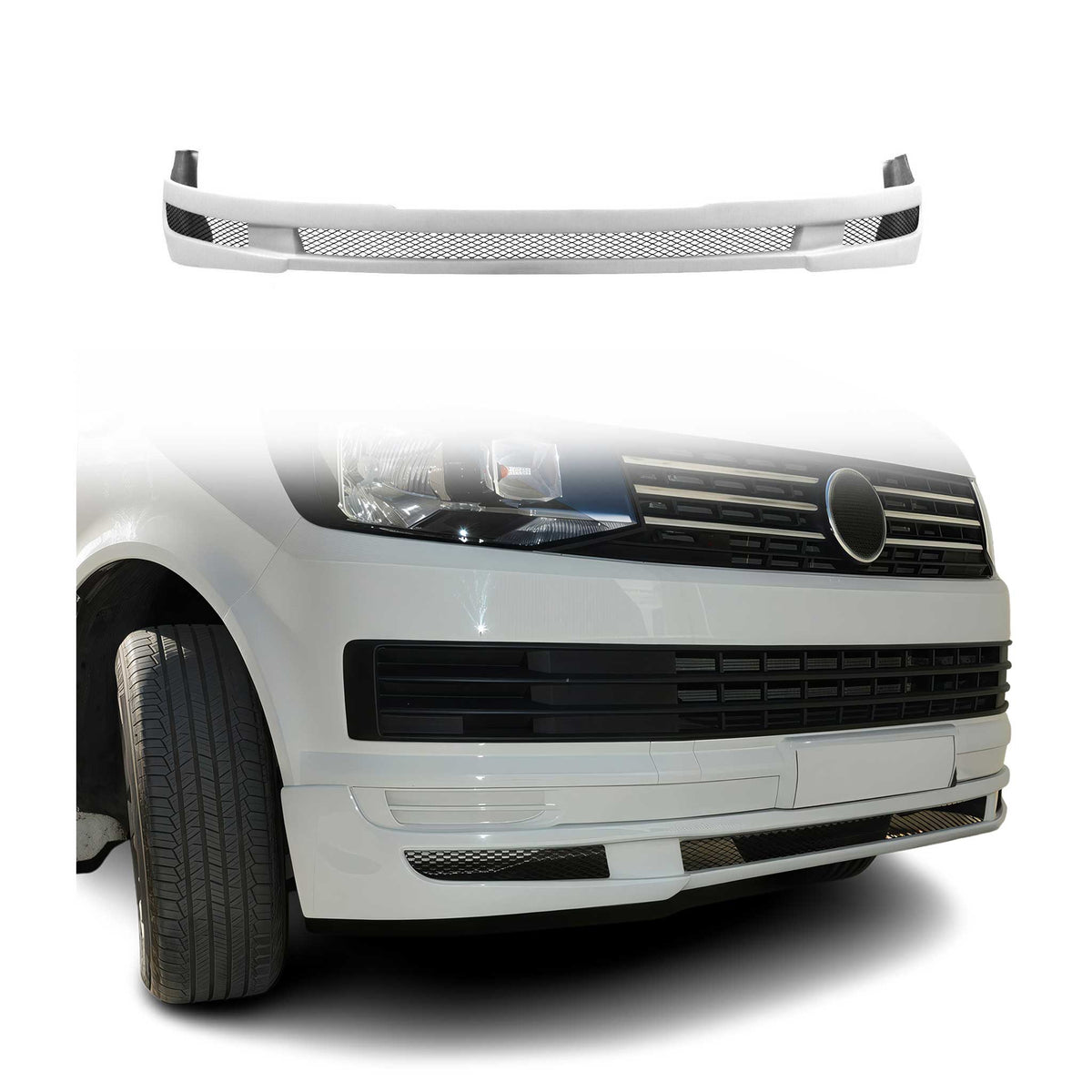 Unterfahrschutz Spoiler Lippe für VW T6 Transporter 2015-2019 Grundiert