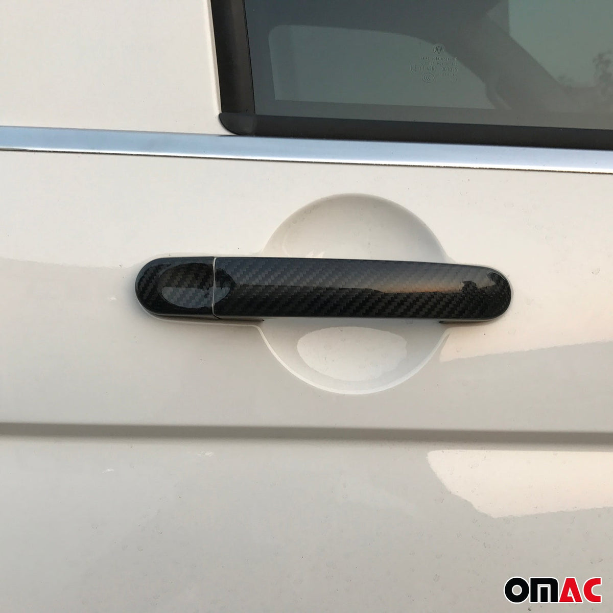 Türgriff Blende Carbon für VW Caddy 2003-2015 3Tür Kohlefaser Schwarz 6tlg