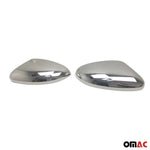 Spiegelkappen Spiegelabdeckung für Ford Focus 2004-2012 Edelstahl Chrom 2tlg