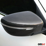 Spiegelkappen Spiegelabdeckung für Nissan Qashqai J11 2014-21 Kohlefaser Carbon