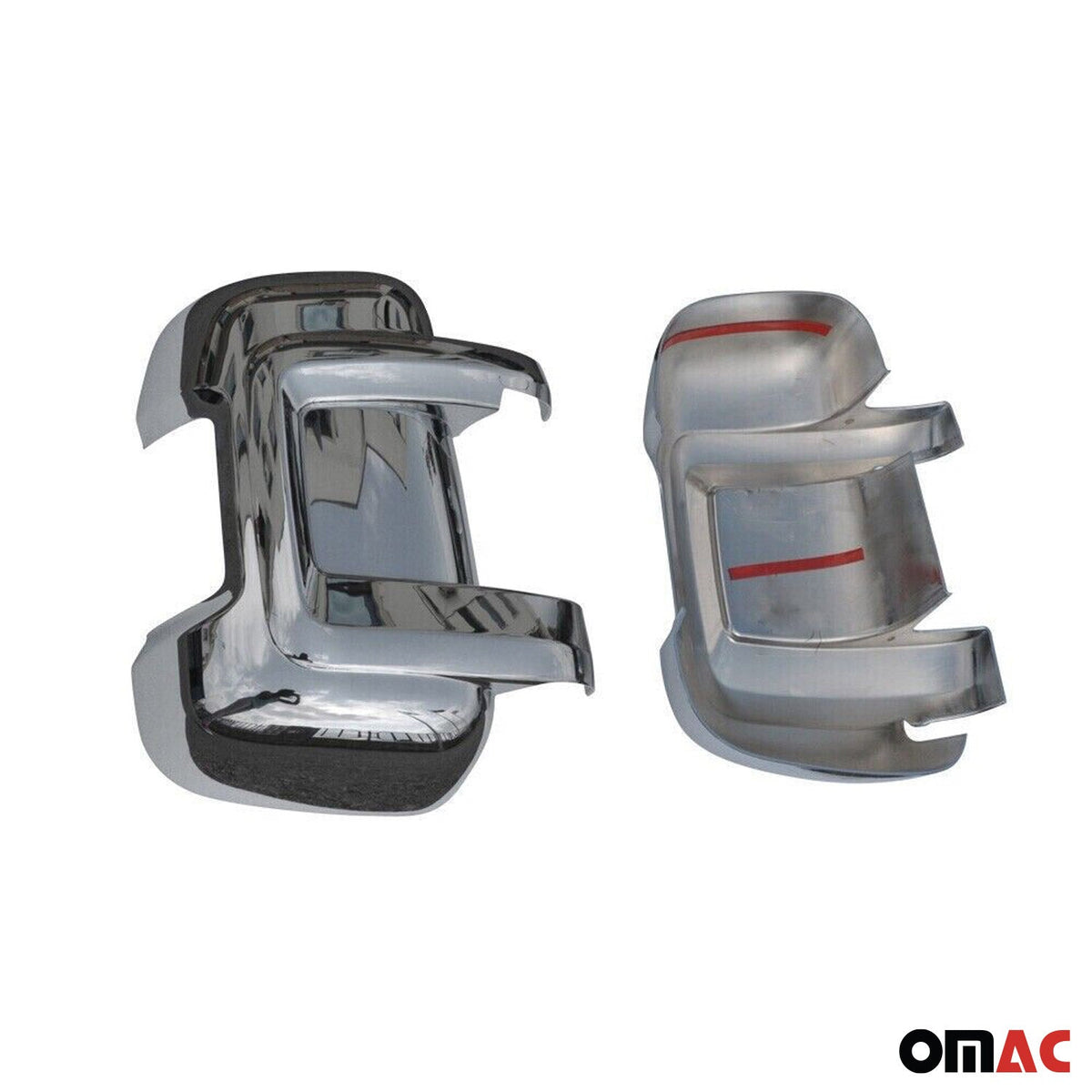 Spiegelkappen Spiegelabdeckung für Citroen Jumper 2006-2026 Chrom ABS Silber