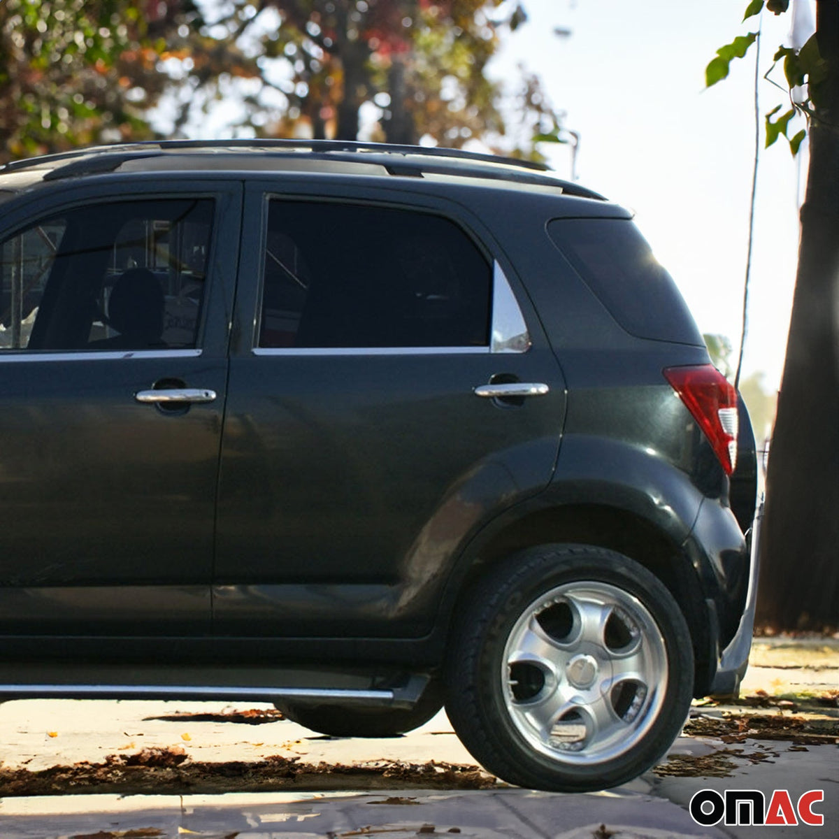 Fensterleisten für Daihatsu Terios II 2006-2017 Edelstahl Glänzend Silber 2tlg