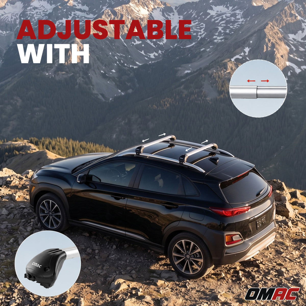 Dachträger für Nissan Qashqai+2 J10 2006-2014 5 tür 100kg Alu Silber 2x ABE