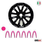 4x Radblenden Radkappen Radzierblenden für 16" Zoll Schwarz Lila