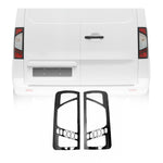 Stoplicht Rahmen für Ford Transit Tourneo Connect 2009-2013 Abs Dark Chrom