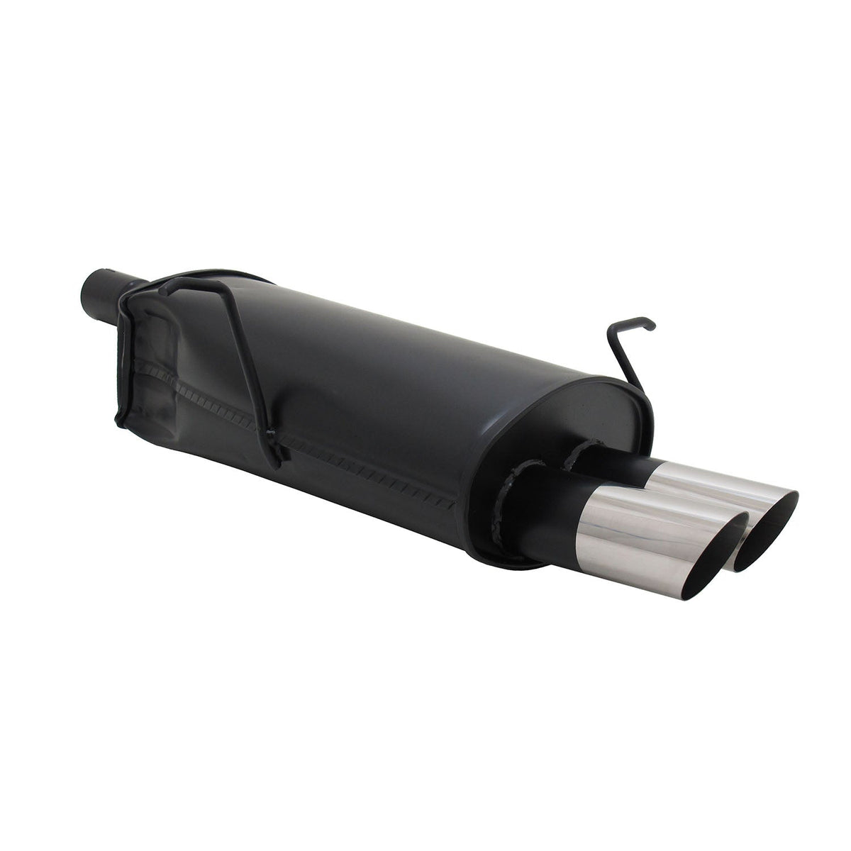 Novus Sportauspuff für BMW E46 1998-2000 2x76mm MS-Design Endschalldämpfer ABE
