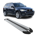 Seitenschweller Trittbretter Schweller für BMW X5 E70 2006-2013 Aluminium Silber
