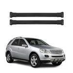 Dachträger Grundtäger für Mercedes ML Klasse W164 2005-2011 75kg Alu Schwarz 2x