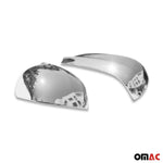 Spiegelkappen Spiegelabdeckung für Seat Leon 1M1 1999-2003 Chrom ABS Silber 2tlg