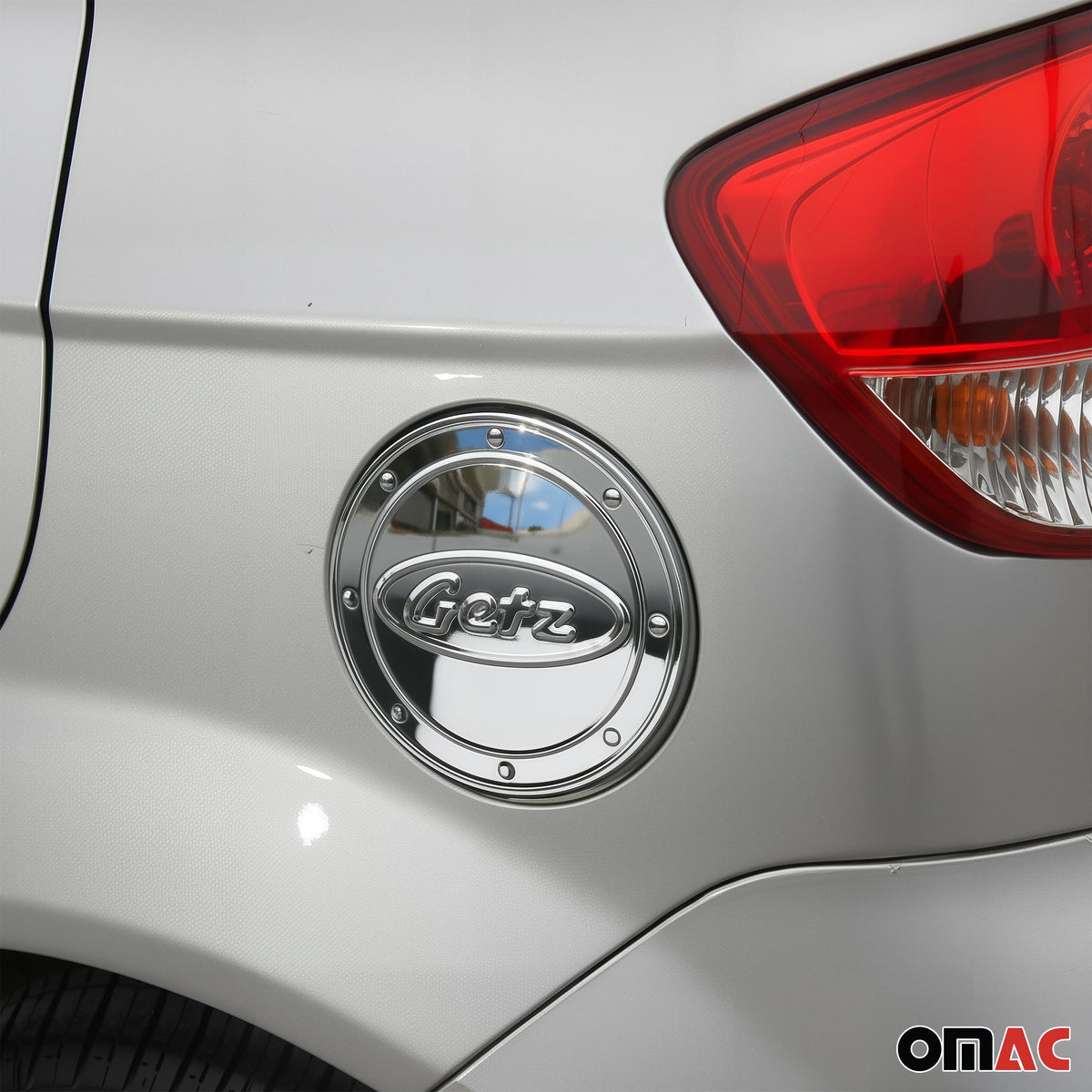 Tankdeckel Blenden Tankverschluss für Hyundai Getz 2002-2011 Edelstahl Chrom