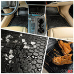 Gummimatten & Kofferraumwanne Set für Opel Crossland X Antirutsch Universal