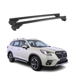 Dachträger Grundtäger für Subaru Forester V 2018-2025 75kg Alu Schwarz 2 tlg