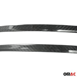 Spiegelkappen Leiste für VW Transporter T5 2009-15 Echt Carbon Schwarz 2x