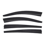 4x Windabweiser Regenabweiser für Renault Megane Schrägheck 2008-2016 Dunkel