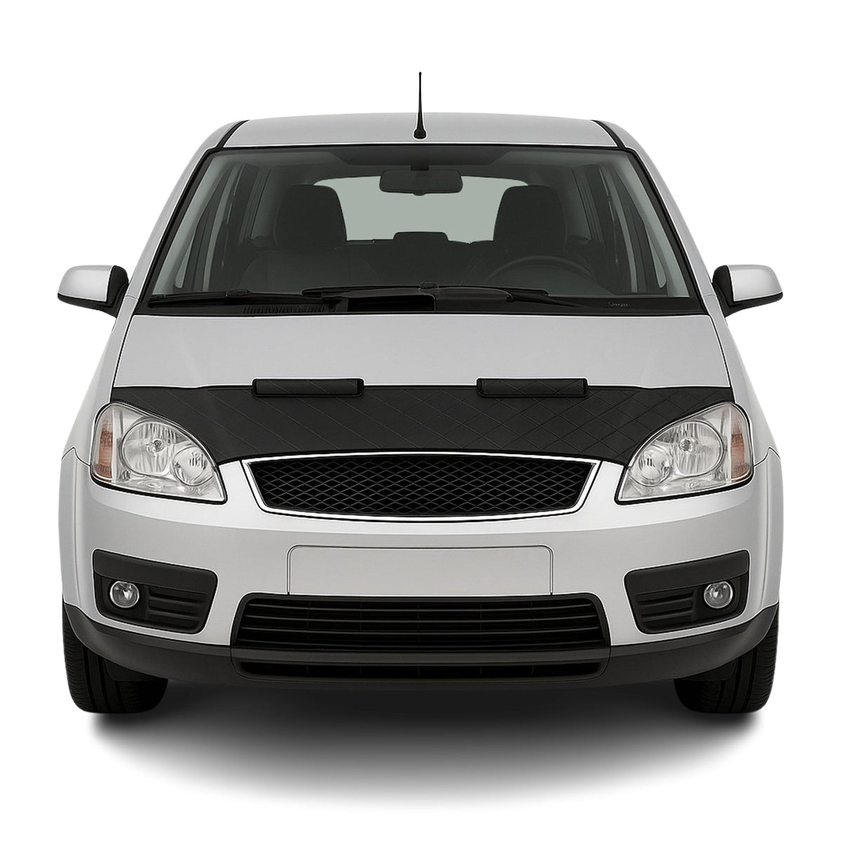 Haubenbra Steinschlagschutz Bonnet Bra für Ford C-Max 2003-2010 Schwarz Halb