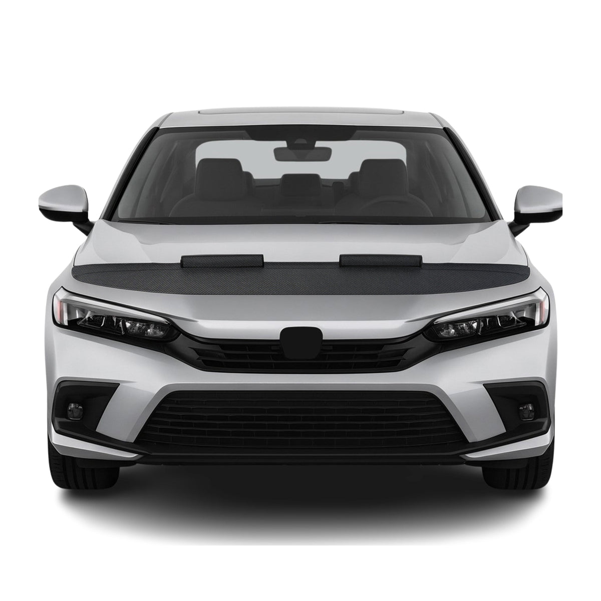 Haubenbra Steinschlagschutz Bonnet Bra für Honda Civic Limo 5tür 2022-26 Carbon