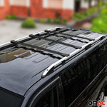 Dachträger Grundtäger für Ford Transit 2015-2026 75kg Aluminium Schwarz 3 tlg